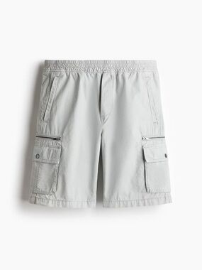 H&M Light Gray Men's Cargo Shorts